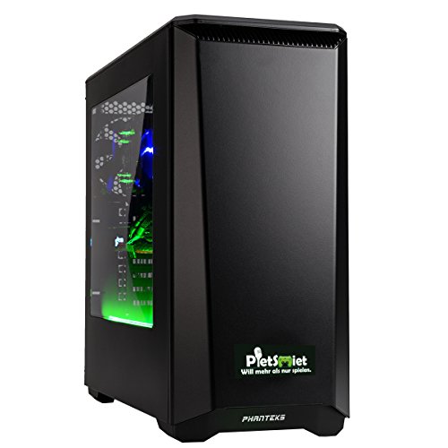 one PietSmiet Penetrator · Intel i7-6850K (6 x 3.80GHz) · 2x 8GB NVIDIA GTX 1080 SLI · 32GB RAM · 960GB SSD + 8000GB HDD · MSI X99A SLI PLUS · Corsair Wasserkühlung · Windows 10 Home · Leiser Gaming-PC · Skylake