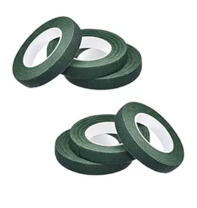 E Shopping Flower Making Green Floral Tape, Pack of 6 Rolls, 35 MTS Each roll