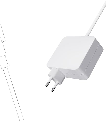 EPILUM Caricabatterie Per Mac Pro 15'' E 17'' – 85W A Forma L, Compatibile Con Modelli A1343/A1222/A1297/A1286 E Altri, Protezione Da Sovratensioni
