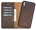 Produktbild Solo Pelle kompatibel für das iPhone XS Max 6.5 Zoll abnehmbare Lederhülle (2in1) in Vintage Braun inkl. Kartenfächer für das original iPhone XS Max 6.5 Zoll