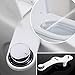 Produktbild thorityau Bidet Dual Nozzle Verstellbares Smart Badezimmer Bidet Einfach Sauber Toilettensitzabdeckung Sprayer WC Sitzbefestigung Weiß