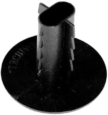 10x Hole tidy / Grommets black.For twin cable. Instant Digital Branded U.K