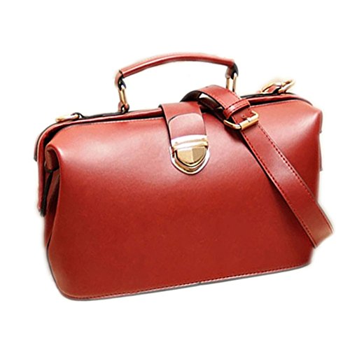 DELEY Vintage Mujeres Europa Estilo Cruz Cuerpo Bolsa De Asas Bolsa De