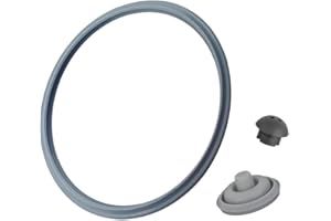 BOUGE für WMF Schnellkochtopf Ersatzteile, Dichtungsring, Kochsignaldichtung, Sicherheitsventil für Schnellkochtopf Deckel 2,5l 3l 4,5l, 6,5l 8,5l,（3 Teiliges Set）