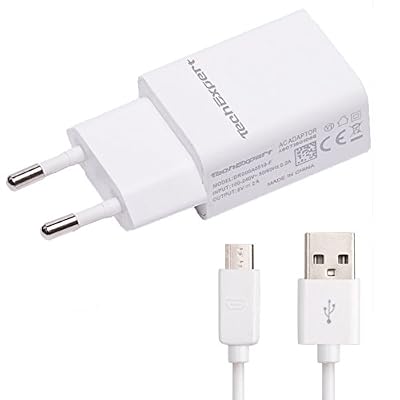 TechExpert Kit chargeur blanc pour ASUS ZenPad / Nexus 7 9 10 / MeMO Pad FHD 10 / Fonepad 7 8 / Padfone 2 / Transformer Book T100 / Transformer Pad TF103C 5V 2000mA