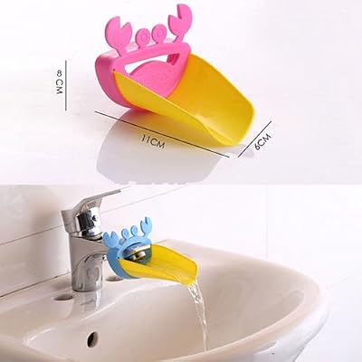 Seguryy Enfant Eau du Robinet Extension Se Laver les Mains pour Bébé en Forme de Crabe