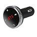 Produktbild  Amlaiworld Tragbare Kabelloses Bluetooth LED FM Transmitter Mini MP3-Player Urlaub USB Musik Player Freizeit Auto-Elektronik geräte Wireless KFZ Audio Radio Adapter (Silber)