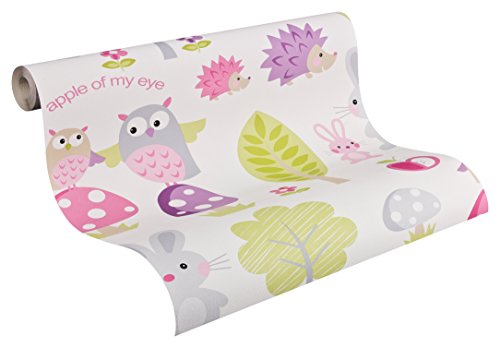 A.S. Création Tapete Boys & Girls 5 Papiertapete Kindertapete 10,05 m x 0,53 m bunt weiß 935551