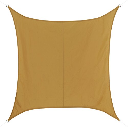 BB Sport Toldo Vela con Forma Cuadrado Disponible en Diferentes tamaños y Colores - Repelente al Agua 100% poliéster (PES), Tamaño:4m x 4m, Color:Terracota