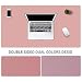 Produktbild DM&FC Pu Leder Mouse Pad Mat Wasserdicht, Verlängert Office Desk Pad Computer-Tastatur-Mousepad Mit Komfortablen Schreibfläche-rosa + Lila 100x50cm(39x20inch)