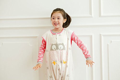 Vaenait Baby Kleinkind Kids 1-7Y Sleep and Play-Blanket Schlafsack Cotton Owl - 2