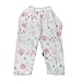 Internet Baby Clothing, Baby Button Shoulder Pajamas Red Hat Bear Pattern Set (6-12Months, Pink)