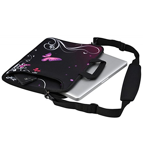 DCCN 15 Zoll 15 6 Zoll Laptoptasche Neopren Notebooktasche mit Zubeh  rfach und Schultergurt