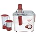 Maharaja Whiteline Real Happiness 450-Watt Juicer Mixer Grinder (Red and White) RS.2099.00
