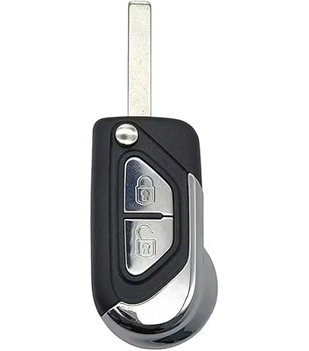 Coque Clé Plip Compatible Peugeot/citroen 2 Boutons CE0536 Lame Hu83