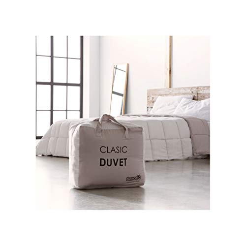 Barceló Hogar 07050040215 Relleno nórdico bicolor, modelo Clasic-Duvet, beige, 150 x 220 (90 cm)
