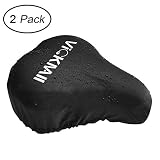VICKMALL Unisex's Road Mountain Bike Seat Cover, Black, Standard Size