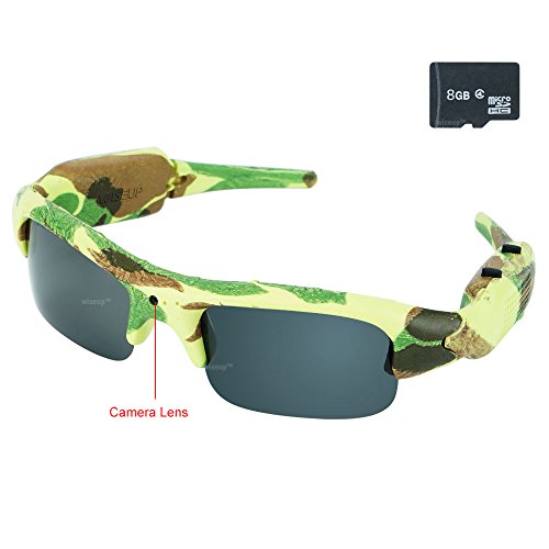 spécifications WISEUP 8GB Lunette de Chasser Camouflage Caméra Espion 1920x1080P HD Enregistreur de Vidéo Active Soutien Fonction d'Enregistrer Audio et de Photographier