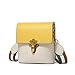 Produktbild L"Alpina Luxus Tasche Crossbody Umhängetasche Schultertasche Romantischer Look in Gelb und Weiß Günstige Premium Mode ~ Perfektes Geschenk