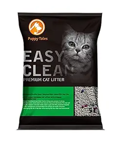 Puppy Tales Fresh Scented Easy Clean Bentonite Cat Litter Sand (Apple) 10 LTR - 8 KG