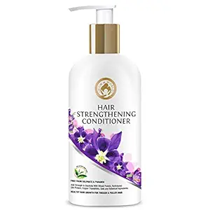 Mom & World Hair Strengthening Conditioner - Protein Conditioner For Thicker And Fuller Hair, 300 ml (MOMWLD15)