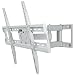 Produktbild DQ Rhodos 600 TV Wandhalterung Weiß - Original verpackt - Empfohlene TV-Größe: 32" - 63" (82 - 160 cm) - VESA 200x200 200x300 300x300 400x200 400x300 400x400 600x200 600x400 Nicht-VESA mm - Vollbeweglich / Drehbar / Schwenkbar / Neigbar