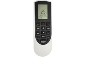 TALENTEC Home | Control Remoto YAN1F1. Reemplazo para Aire Acondicionado. Compatible con GREE y Sharp | Mando a Distancia Universal de Repuesto | Color Negro y Blanco