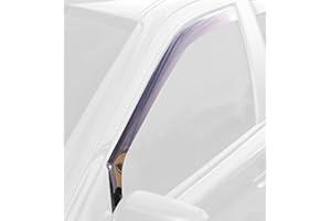 ClimAir Car Comfort Deflectores de Aire Negro Compatible con BMW X3 E83 5 Puertas 2003-2010