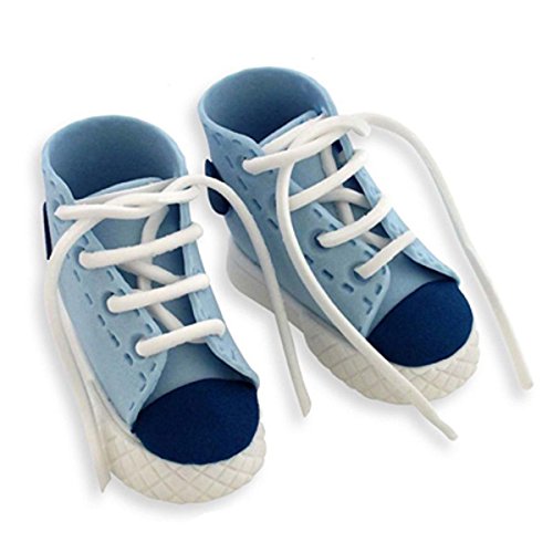 Aliciashouse 6PCS Kunststoff Sneaker Cutter Schuhe Fondant Schimmel Cookie Backform - 2