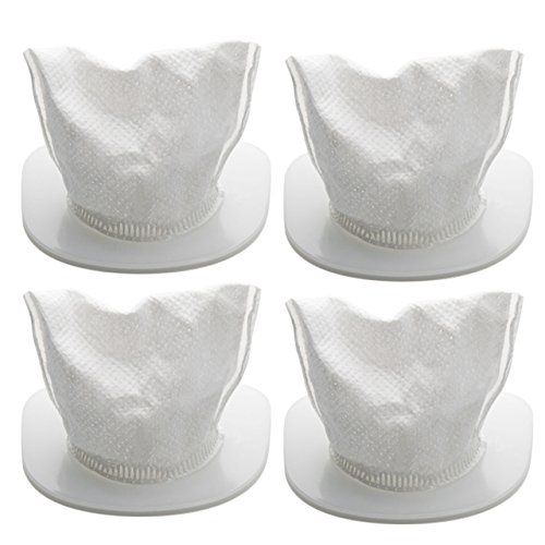 comprare on line Holife Set di 4 Sostituzione del Filtro Solo Per Aspirabriciole (Bianco) prezzo
