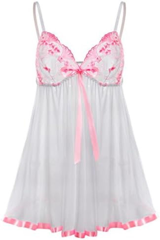 Womens Sexy Nighte Dress Plus Size Lingerie Babydoll Nightwear Sleepskirt Underwear