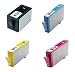 Produktbild HP ORIGINAL C2N92AE 920XL CMYK Tinte Combo (bestehend aus CD972AE CD973AE CD974AE CD975AE) Tintenpatronen Druckerpatronen Pack Officejet 6000, 6000 Wireless, 6500 E709a, 6500 Wireless E709n, 6500A E710a, 6500A Plus E710n, 7000, 7500A Wide Format E910a NEUWARE