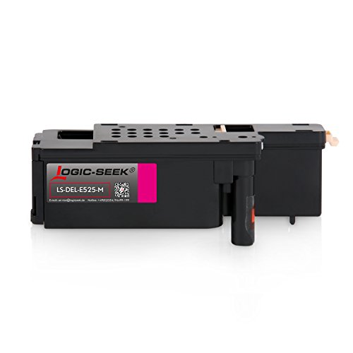 5 Logic-Seek Toner kompatibel zu Dell E525w LED-Farblaser-Multifunktionsdrucker - 4
