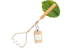 HOFMEISTER HOLZWAREN HOFMEISTER® Prensapatatas, ondulaciones de metal, 36 cm, para patatas, verduras, ñoquis de patata y puré de patatas, resistente prensador de patatas de Europa, 100% hecho en la UE