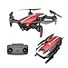 Produktbild LCLrute Hubschrauber X12 Drone 0.3MP Kamera Wifi FPV 2.4G Ein Schlüssel Return Quadcopter Spielzeug Geschenk (Rot)