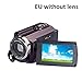 Produktbild Bulary 4K Camcorder Videokamera 48.0MP 60 FPS Ultra HD Digitalkameras und Videorecorder mit Wifi/Infrarot Nachtsicht Funktionen 3 '' LCD Touchscreen externe Weitwinkelobjektiv
