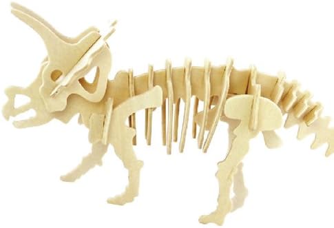 JP230 3D Assembly Wooden Animal Puzzle for Children and Adults (Dinosaur)