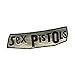 Produktbild SEX PISTOLS Logo Chrome, Officially Licensed Artwork, Premium Quality Iron-On / Sew-On, 4.5" x 1.25" Embroidered PATCH Flicken