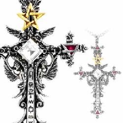 Alchemy Gothic Illuminati Cross Pendant | Amazon price tracker 
