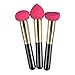 3 pcs Different shapes Pro Makeup Brushes Cosmetics Soft Sponge Blender Flawless Powder Puff Blending Blush Face Brushes Tool Make Up