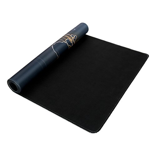 JIALONG Weltkarte World Map Maus Mate Extended Gaming mauspad XXL 90x40cm Wasserdicht Mouse Pad Desk Mat Rubber Base für Computer, PC und Laptop - 7