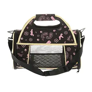 Meri Shop Collapsible Cat Carrier - Pet Travel Kennel for Cats, Small Dogs Puppies