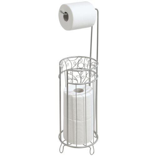InterDesign 77286EU Twigz WC-Rollenhalter Plus, silberfarben