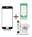 Produktbild iTG® PREMIUM Displayglas Reparatur-Set für Samsung Galaxy A5 (2017) Schwarz (Black Sky) - Oleophobic Front Display Glas für Modell SM-A520F + Vorgeschnittene 3M Klebefolie und iTG® Werkzeug-Set