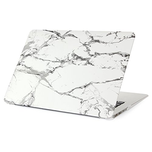 HASESS Marmor Muster Harte Schale Case Abdeckung für 11-Zoll MacBook Air 11.6″ (Models: A1370 und A1465 + Klar TPU Tastatur Abdeckung + Klar LCD-Schirm-Schutz – Marmor Drucken - 6