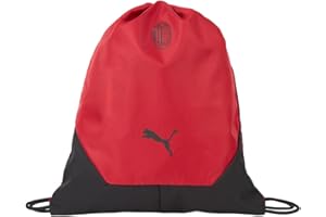 AC MILAN A.C. Milan - Sacca Sportiva, Sacca per Palestra con Logo, Borsa Sportiva, Prodotto Ufficiale, Nero
