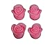 Produktbild outflower 4pcs Kreative Simulation Kerze Romantische Rosen Kerze Geburtstagskarte Kerze Tisch-ohne Rauchmelder