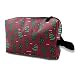 Produktbild Christmas Cactus Cute Christmas Xmass Best Christmas Red and Greens Travel Makeup Cute Cosmetic Case Organizer Portable Storage Bag for Women