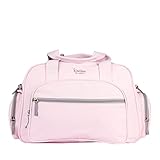 Con compartimentos interiores Kiwisac Be Nature - Bolso maternal, color rosa
