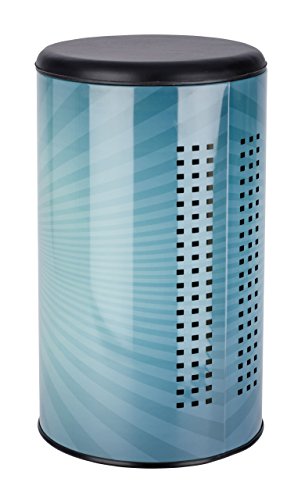 Wenko 21591100 Wäschetruhe Vintage Route 66 – Badhocker, Fassungsvermögen 54 L, Stahl, 35,5 x 60 x 35,5 cm, mehrfarbig - 3